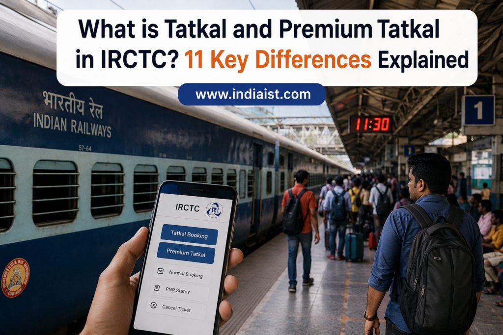 What is Tatkal and Premium Tatkal in IRCTC?